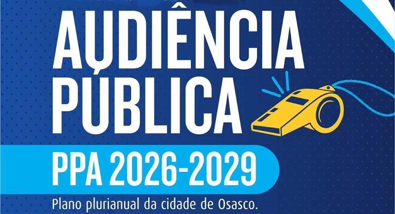 Noticía Sobre a Realização da Audiências Públicas sobre o Plano Plurianual 2026/2029